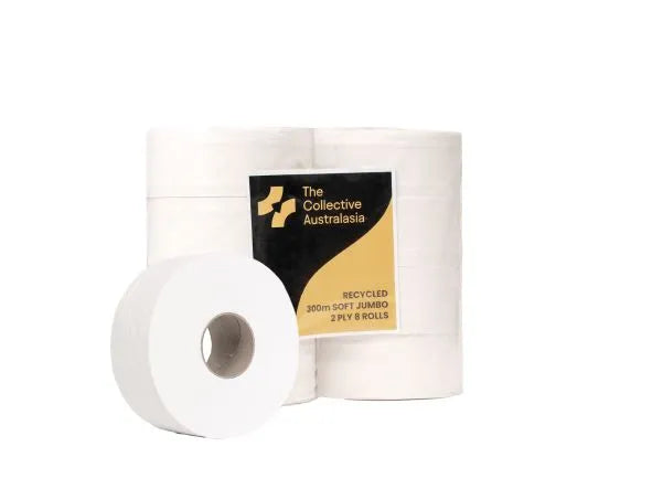 THE COLLECTIVE AUSTRALASIA PREMIUM 2PLY JUMBO TOILET ROLL (8 x 300m)