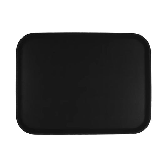Chef Inox Non-Slip Rectangular Black Tray 405x550mm