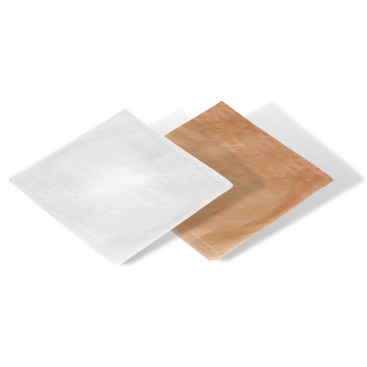 Flat Paper Bag - Various Colours (Kraft & White)