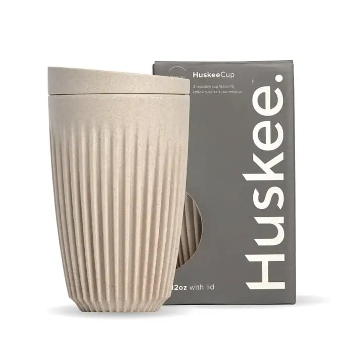 Huskee Original Reusable Coffee Cup & Lid - Various Styles