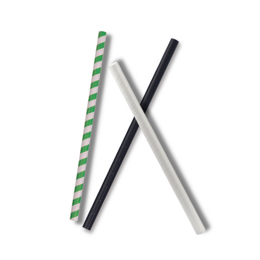 Paper Straw Jumbo - 3ply - Various Colours