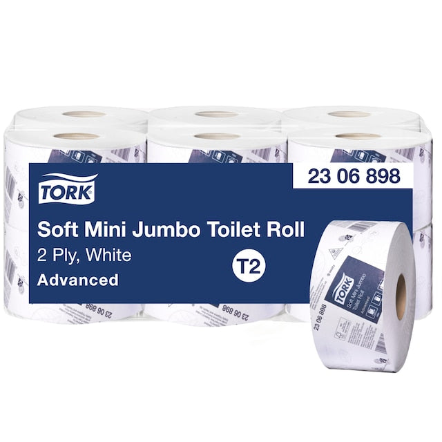 Tork Soft Mini Jumbo Toilet Roll - 2Ply