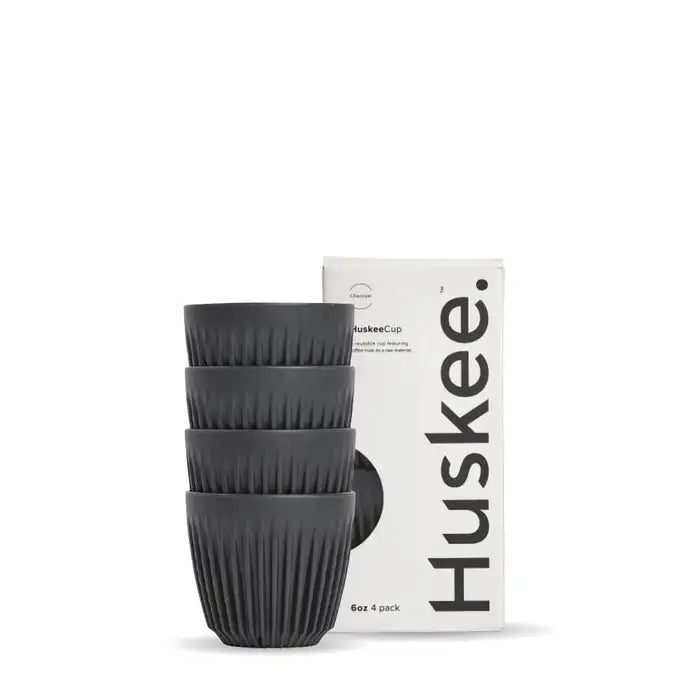 Huskee Original Reusable Coffee Cups 4-Pack - Various Styles