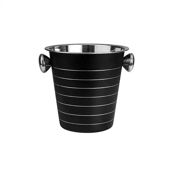 Moda Stainless Steel Wine Bucket - Black