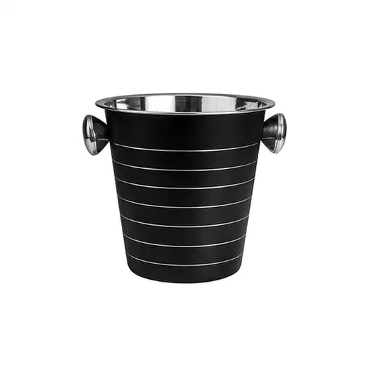 Moda Stainless Steel Wine Bucket - Black