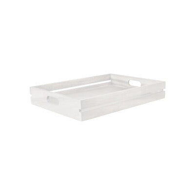 Brooklyn Crate Serving Tray - Acacia Wood - Various Colours
