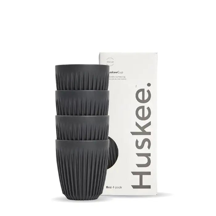 Huskee Original Reusable Coffee Cups 4-Pack - Various Styles