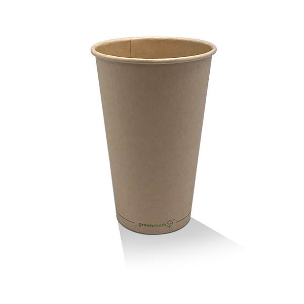 Aqueous Coated Bamboo Single Wall Cup - Various Sizes