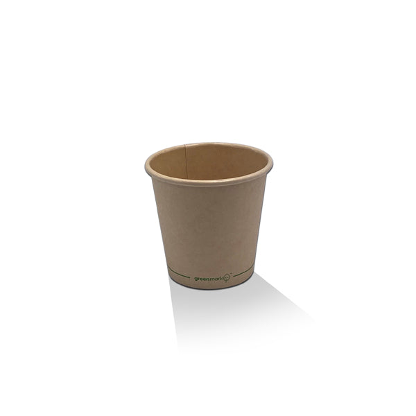 Aqueous Coated Bamboo Single Wall Cup - Various Sizes