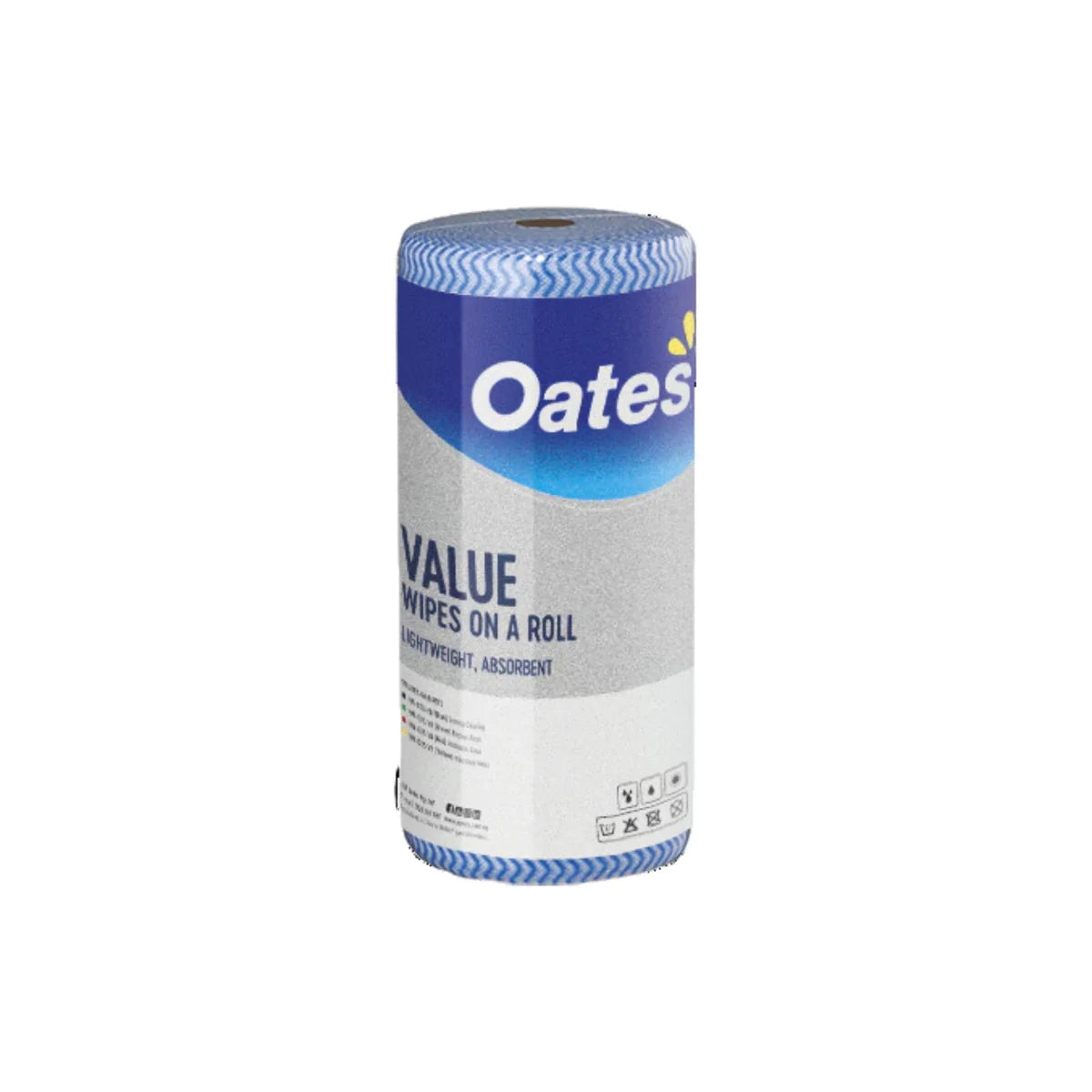 Oates Regular Duty Wipes Durawipe Roll - Various Colours