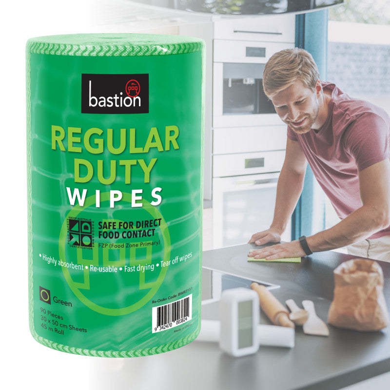 Bastion Regular Wipe Roll - Various Colours