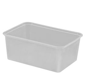 Freezer Grade Rectangular Container & Lids - Various Sizes