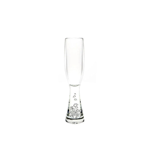 D-STILL Unbreakable Champagne Flute Bubble Base Polycarbonate - 180ml