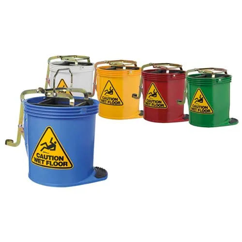 CONTRACTOR MOP BUCKET WITH ROLLER WRINGER 15ltr