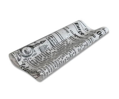 Printed Greaseproof Paper Half - 190x150mm - Various Colours