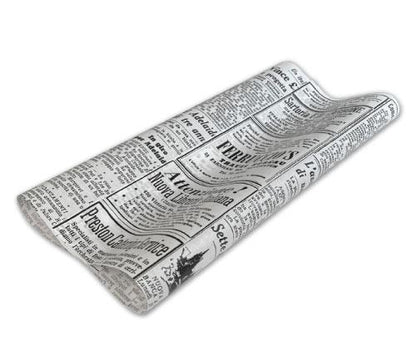 Printed Greaseproof Paper Large - 400x330mm - Various Colours
