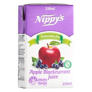 Nippy's Long Life 100% Juice Box - Various Flavours - (24 x 250ml)