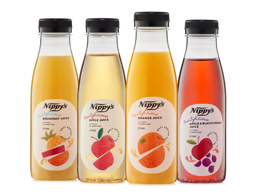 Nippy's Fruitylicious Long Life Juice - Various Flavours - (12 x 375ml)