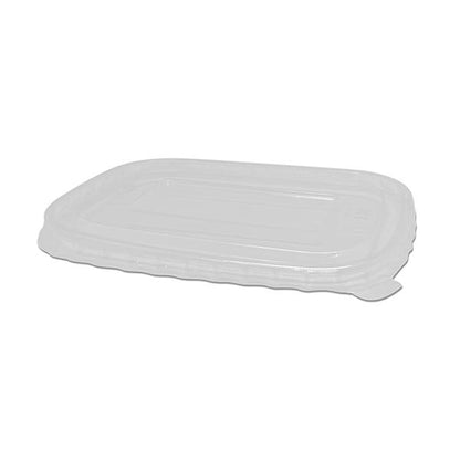 Rectangular Container Lid to fit 500ml-1000ml - Various Material (PLA/CPLA/PP/PET)