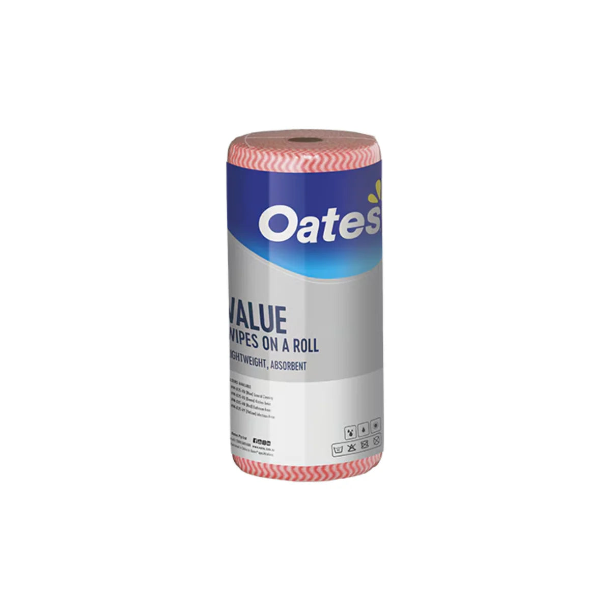 Oates Regular Duty Wipes Durawipe Roll - Various Colours