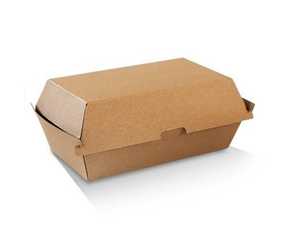 Brown Corrugated Snack Box - Plain - Various Sizes