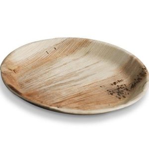 Palm Leaf Round Plate - Various Sizes