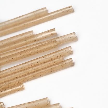 AGAVE Biodegradable Regular Straws - UNWRAPPED - Various Colours