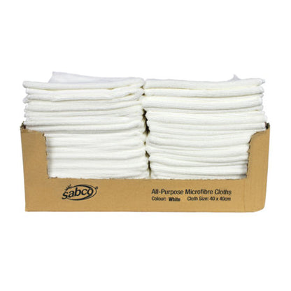 Sabeco All Purpose Microfibre Cloth - 12 pack -  Various Colours