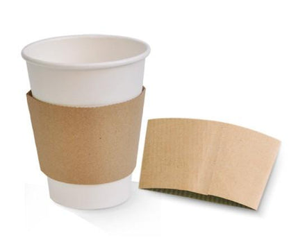Kraft Takeaway Cup Sleeve - Various Sizes
