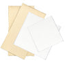 Premium Dinner Napkin - 2 Ply Quilted - GT Fold 8 Panels - Natural & White