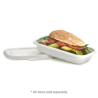 1000ml White Biocane Takeaway Container