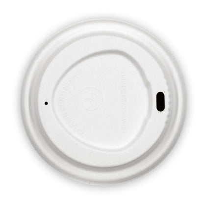 90mm Large Sugarcane BioCup Lids - Various Colours