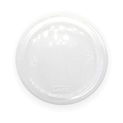 60-280ml Flat Clear BioCup Lid (to suit R-60)