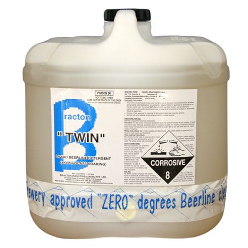 Bracton Twin Liquid Beerline Detergent 15ltr