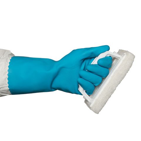 Silverlined Rubber Gloves - Blue - Various Sizes - 12 pairs/box