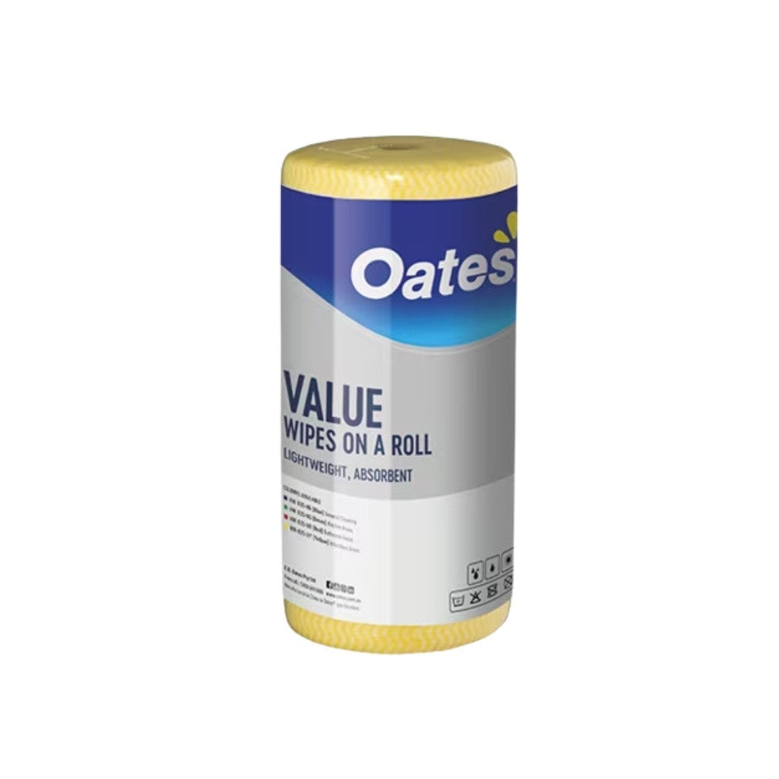 Oates Regular Duty Wipes Durawipe Roll - Various Colours