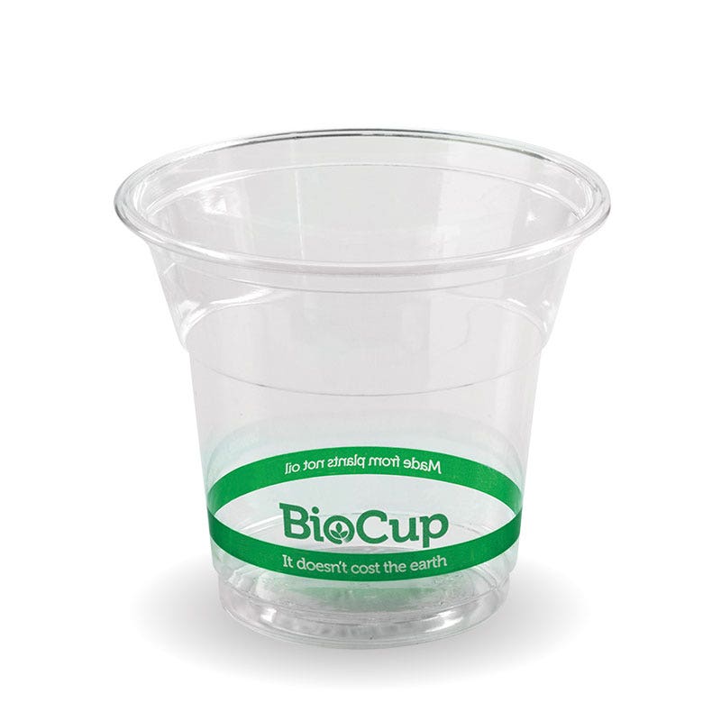 Branded Clear Cold Drink BioCup - Various Sizes