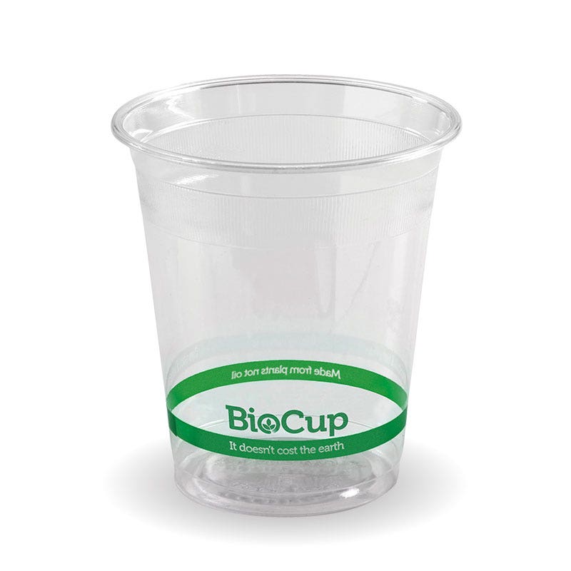 Branded Clear Cold Drink BioCup - Various Sizes
