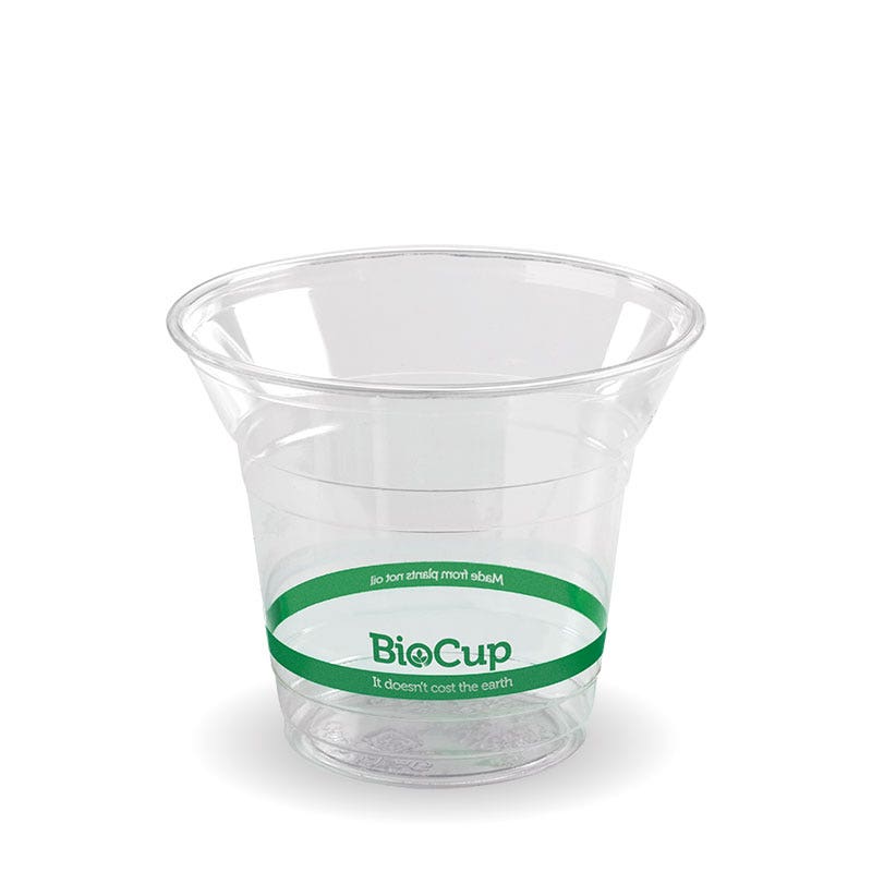 Branded Clear Cold Drink BioCup - Various Sizes
