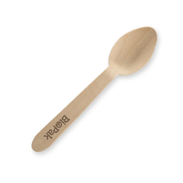 10cm Coated Wood Teaspoon
