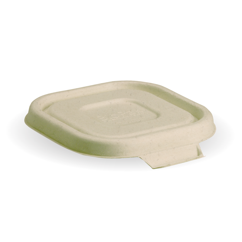 Natural Biocane Square Container Lid | Wholesale – CLUBCO