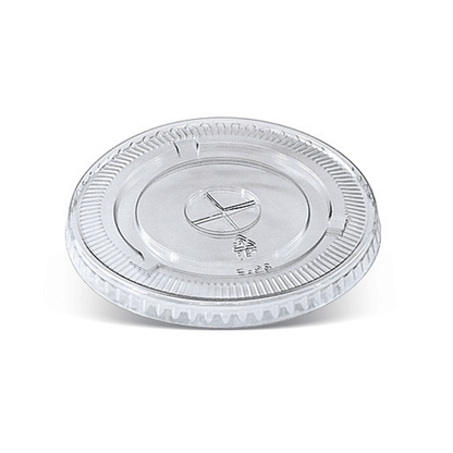 PET Flat Lid - X Slot