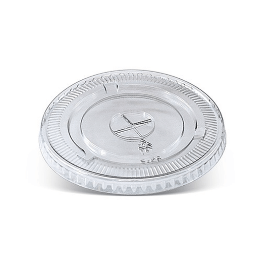 PET Flat Lid - X Slot