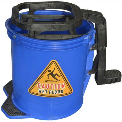Blue Contractor Mop Bucket