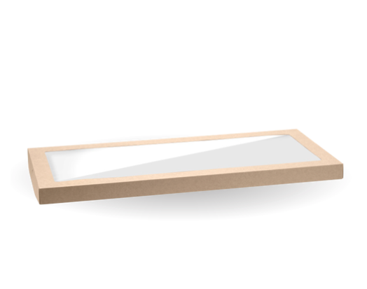 Extra Large Bioboard Catering Tray PLA Window Lids