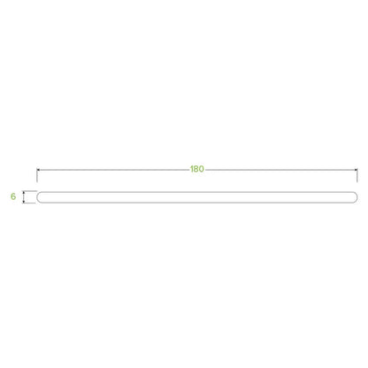 21cm Individually Wrapped Wood Chopsticks