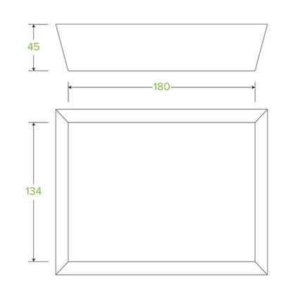 BioBoard White Tray - Various Sizes