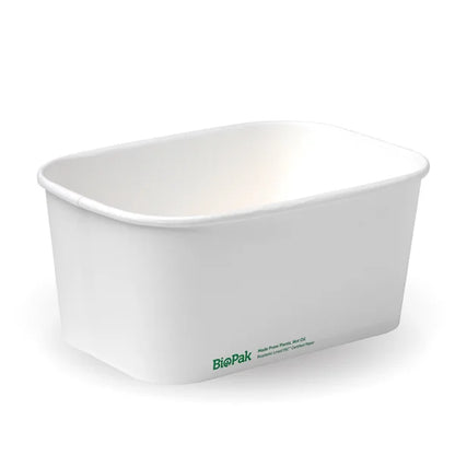 1,000ml White BioBoard Takeaway Base