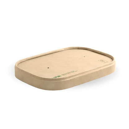 500-1,000ml Kraft BioBoard Takeaway Lid