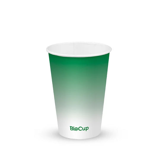 420ml / 14oz Green Cold Paper BioCup